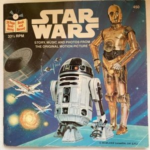 1979 Star Wars 24 page read along with record